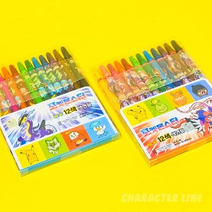 [5500]포켓몬스터12색색연필(색상별동수출고)이가라인